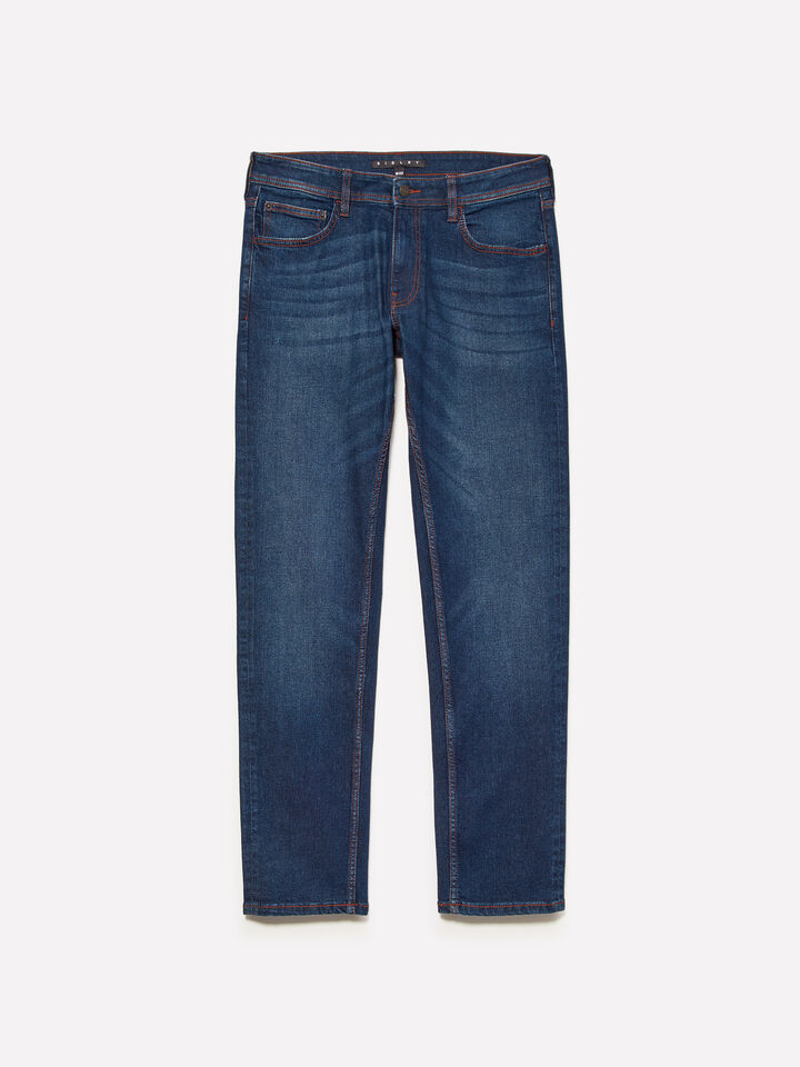 Jeans Style 74 slim fit blu - jeans slim fit da uomo - Blu Scuro | Sisley image number 5
